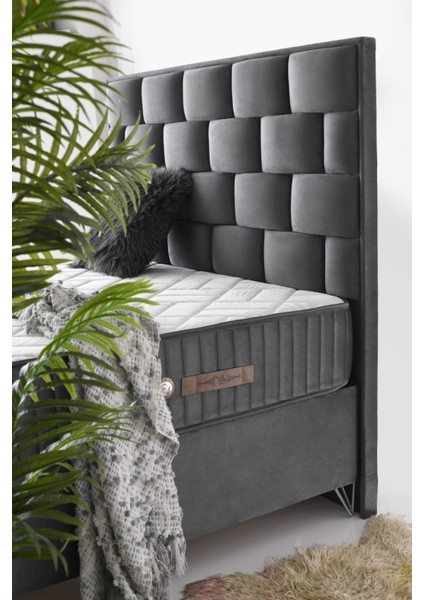 Venedik Ultra Ortopedik Antialerjik 27CM 140*190 Yatak-Baza-Başlık Seti