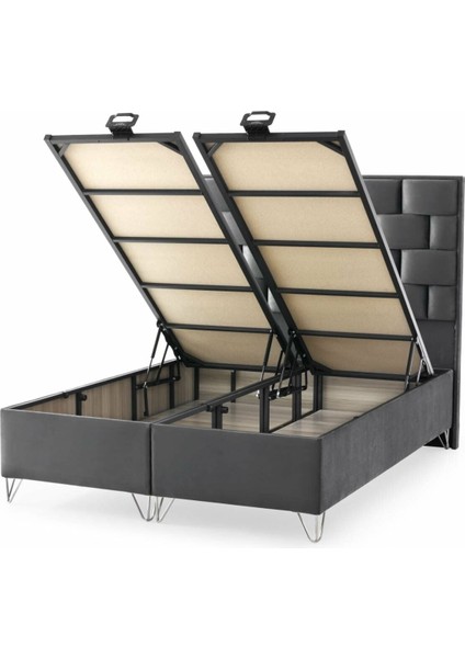 Venedik Ultra Ortopedik Antialerjik 27CM 140*190 Yatak-Baza-Başlık Seti