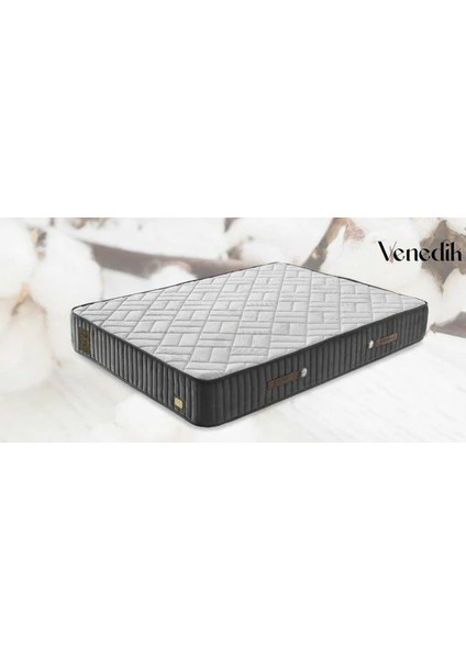 Venedik Ultra Ortopedik Antialerjik 27CM 140*190 Yatak-Baza-Başlık Seti