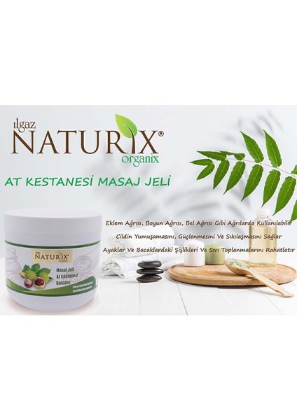 Yoğun Jelli At Kestanesi Masaj Jeli 500ML 3'lü Set indirimleri