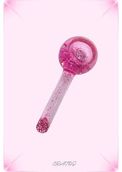 Pembe Cam Buz Küresi ile Canlı ve Parlak Cilt Için Soğuk Terapi modelleri