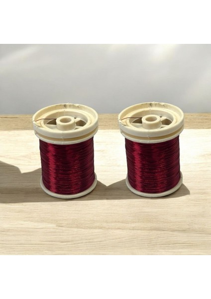 0.30MM(60GR-100METRE) Koyu Kırmızı Renkli Filografi Teli (2 Adet 30 Gram )