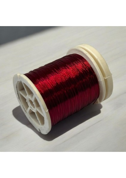 0.30MM(60GR-100METRE) Koyu Kırmızı Renkli Filografi Teli (2 Adet 30 Gram )