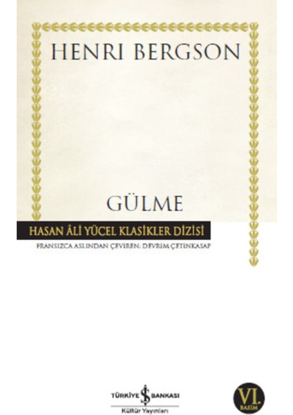 Iş Bankası - Gülme / Henri Bergson