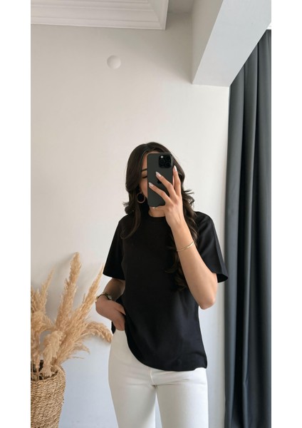 Cosi Pamuklu Basic Tshirt Siyah fiyatları