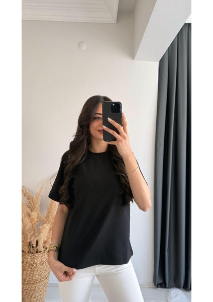 Cosi Pamuklu Basic Tshirt Siyah indirimleri