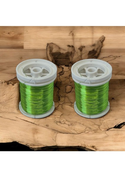 0.30MM(60GR-100METRE) Fıstık Yeşil Renkli Filografi Teli (2 Adet 30 Gram )