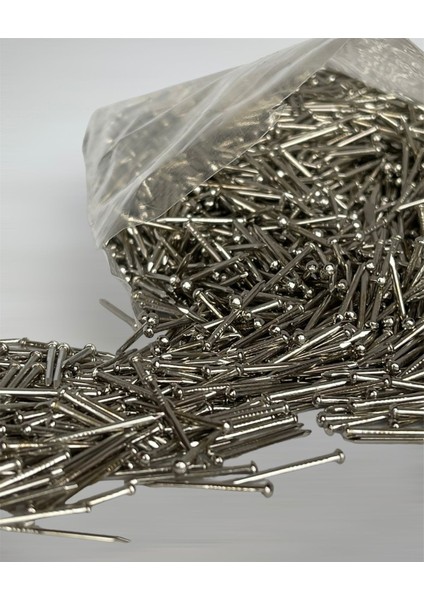 Filografi Çivisi Nikel Renk Top Baş 500 Gram