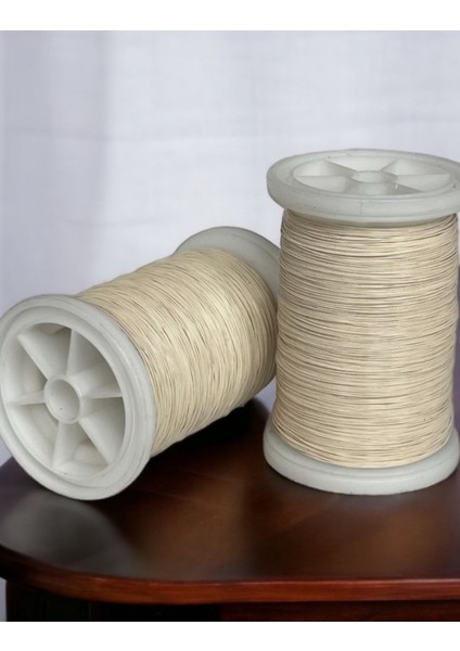 0.30MM (100GR - 150M ) Bakır Üstü Gümüş Kaplı Mat Beyaz Renkli Filografi Teli