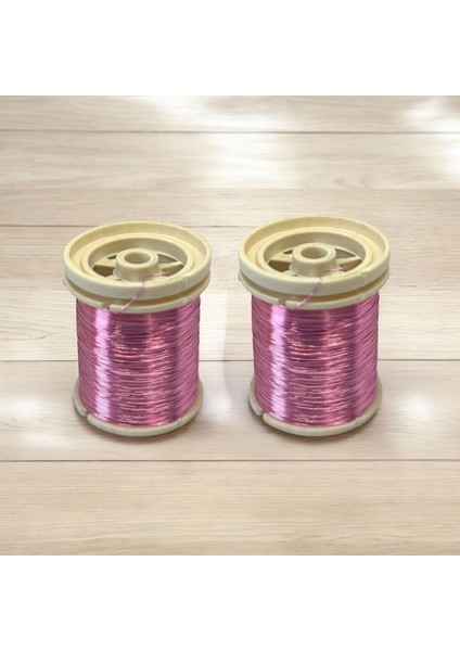 0.30MM(60GR-100METRE) Pudra Pembe Renkli Filografi Teli (2 Adet 30 Gram )