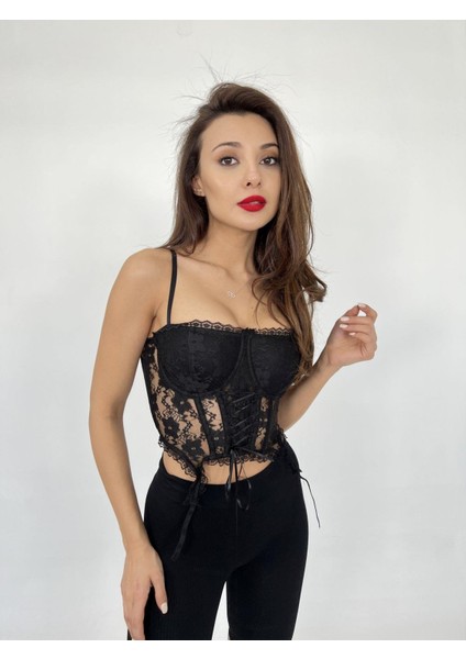 6406 Crop-Siyah