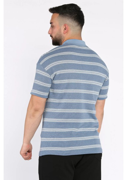 Polo Yaka Çizgili Erkek Tişört P-00017653 modelleri