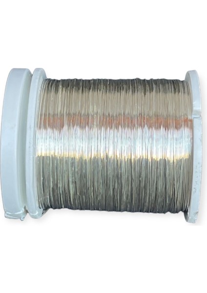 0.40 mm (30 Gram- 27 Metre) Gümüşlü Filografi,çiçek,gelin, Takı ve Bijuteri Teli modelleri