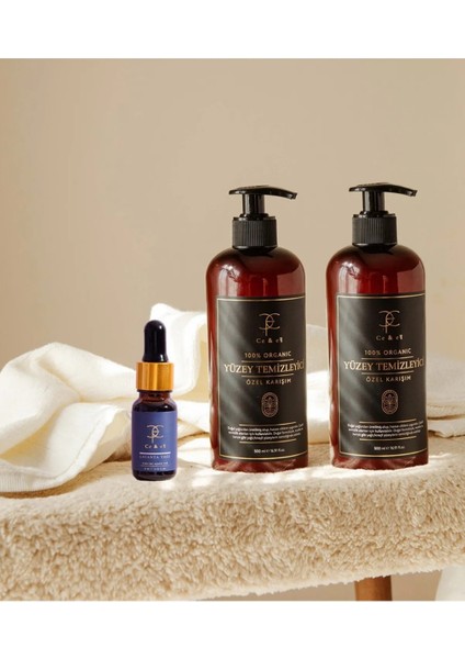 2 Adet Organik Yüzey Temizleyici (2x500 ml) + 1 Adet Lavanta Yağı (10ml)