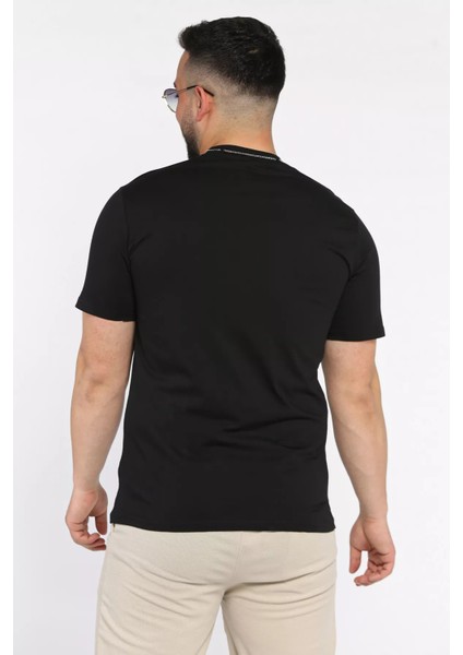 Aksesuarlı Cepli Erkek Tişört P-00017398 modelleri