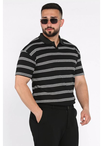 Polo Yaka Çizgili Erkek Tişört P-00017653 fiyatları