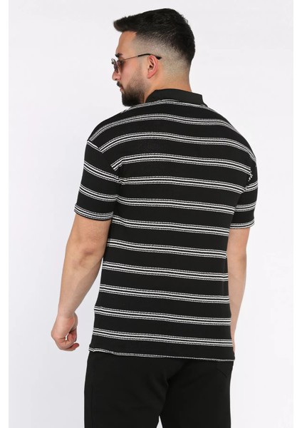 Polo Yaka Çizgili Erkek Tişört P-00017653 modelleri