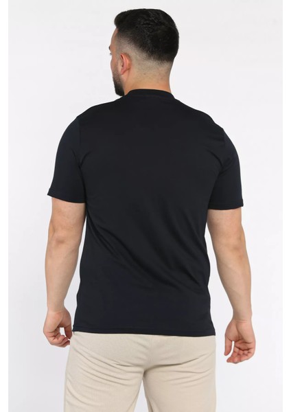 Erkek Bisiklet Yaka Baskılı Tişört P-00017395 modelleri