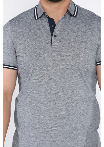 Yarım Düğmeli Polo Yaka Erkek Tişört P-00017401 fırsatları