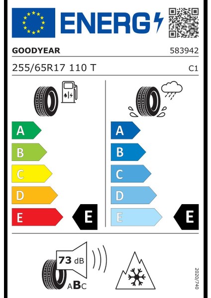 255/65 R17 110T Wrangler At Adventure Yaz Lastiği (Üretim Yılı: 2025) fiyatları