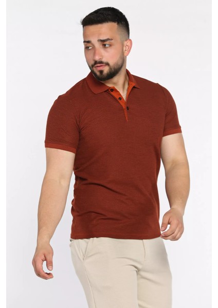 Erkek Polo Yaka Yarım Düğmeli Tişört P-00017394 fiyatları