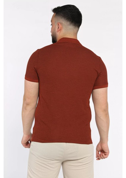 Erkek Polo Yaka Yarım Düğmeli Tişört P-00017394 modelleri