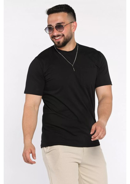Aksesuarlı Cepli Erkek Tişört P-00017398 fiyatları