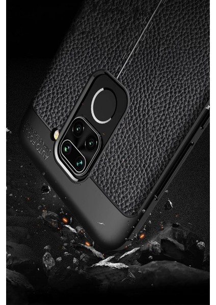 Xiaomi Redmi Note 9 Kılıf Auto Focus Kapak - Lacivert Svlrs