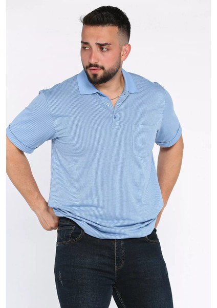 Polo Yaka Cepli Erkek Tişört P-00017400