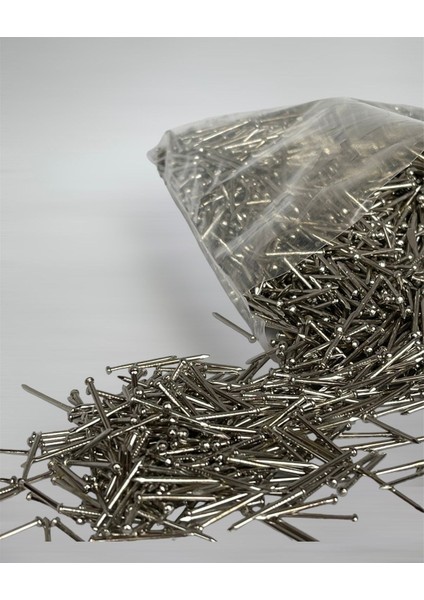 Nikel Renkli Top Başlı 250 Gram Filografi Çivisi