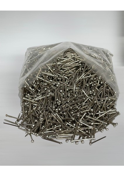 Nikel Renkli Top Başlı 250 Gram Filografi Çivisi