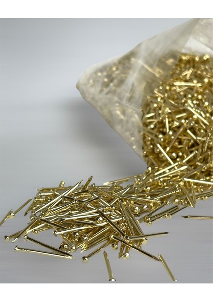 Altın Sarısı Renkli Top Baş 250GRAM Filografi Çivisi
