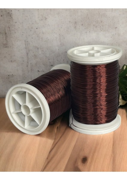 0.30MM ( 100GR -150M) Koyu Kahve Renkli Bakır Filografi Teli