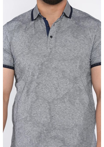 Polo Yaka Erkek Yarım Düğmeli Tişört P-00017402 fırsatları