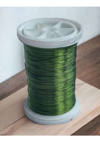 0.30 mm ( 100GR- 150M) Yeşil Renkli Bakır Filografi Teli