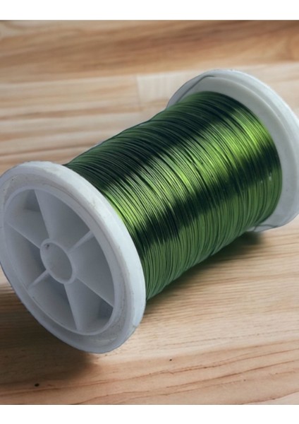 0.30 mm ( 100GR- 150M) Yeşil Renkli Bakır Filografi Teli
