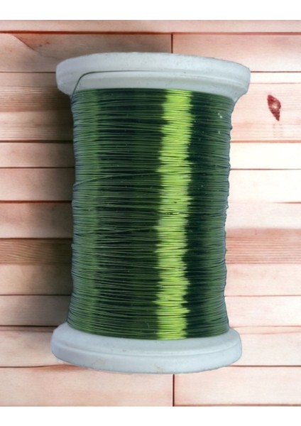 0.30 mm ( 100GR- 150M) Yeşil Renkli Bakır Filografi Teli