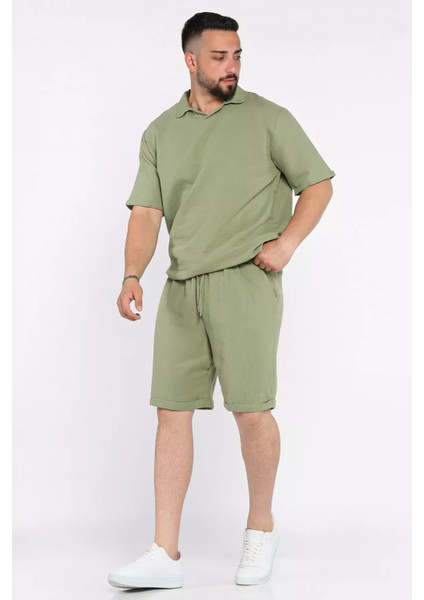 Erkek Polo Yaka Tişört Şort Ikili Takım P-00017374 fiyatları