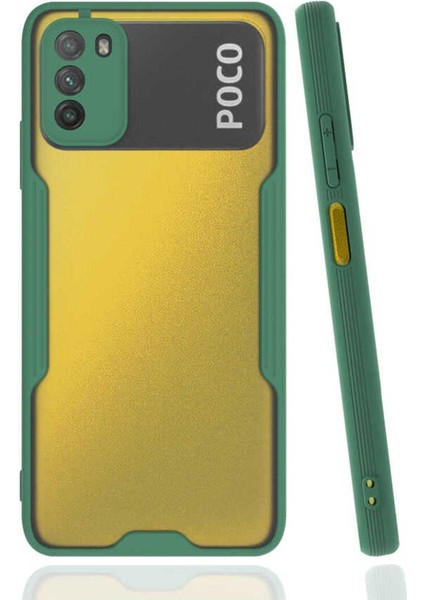 Xiaomi Poco M3 Uyumlu Kılıf 0,2mm Ultra Ince Kamera Lensi Korumalı