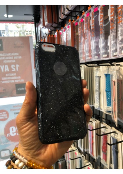 Apple Iphone 7 Plus / Iphone 8 Plus Kılıf Parlak Simli Muhteşem Görünüm, Sert ve Dayanıklı indirimleri