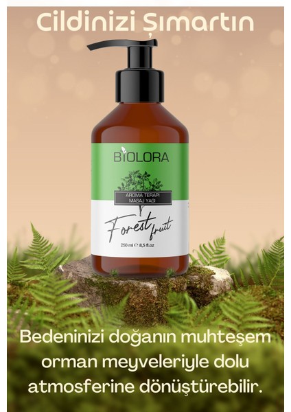 Doğal Orman Meyvesi Aromaterapi Vücut Masaj Yağı 250ML
