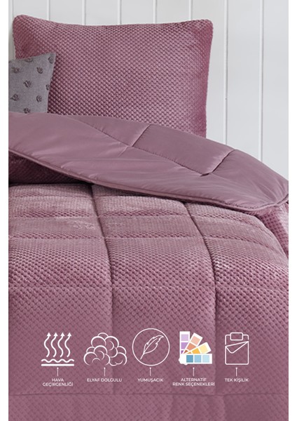 Luis Comfort Set Tek Kişilik (155X215 Cm) Gülkurusu fiyatları