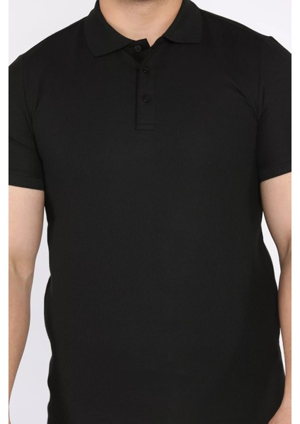 Erkek Polo Yaka Yarım Düğmeli Tişört P-00017394 fırsatları