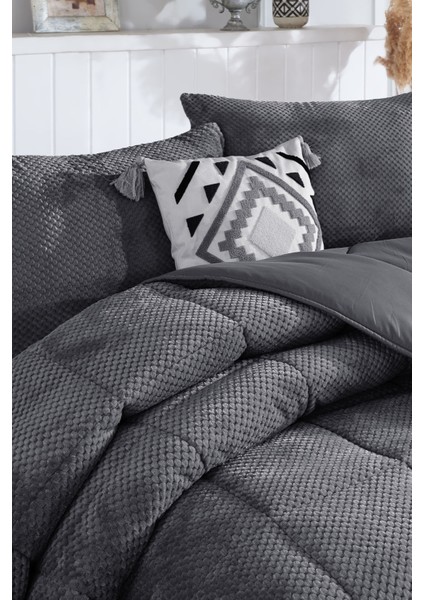 Luis Comfort Set Çift Kişilik (195X215 Cm) Antrasit fırsatları