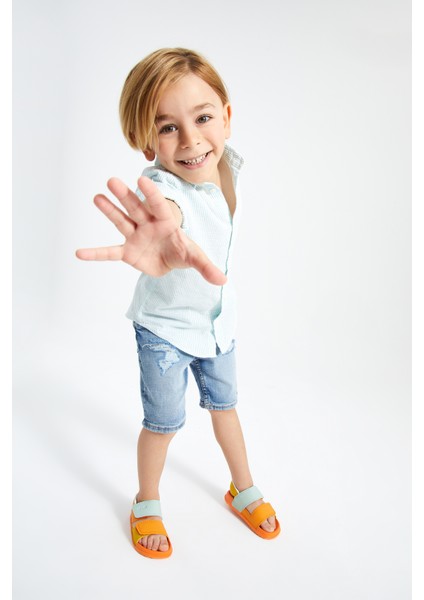 Krixi 321.P23Y.252 Çocuk Sandalet Turuncu 26-30