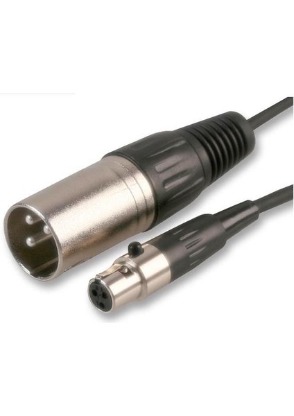 3 Pin Mini Xlr Dişi To 3 Pin Xlr Erkek Kablo 50 Cm