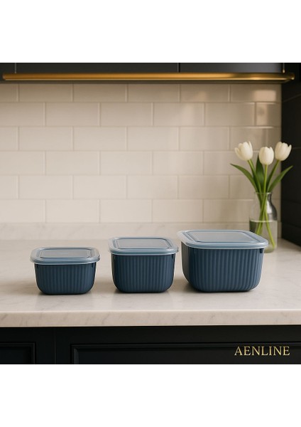 Premium Snaplid- Kare - Saklama Kapları (Küçük-Orta-Büyük) – Mikrodalga, Freezer, Bpa Içermez