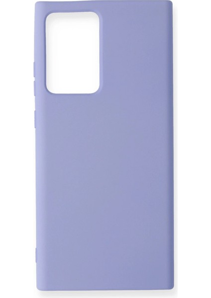 Samsung Galaxy Note 20 Ultra Kılıf Nano Içi Kadife Silikon - Lila Svlrs