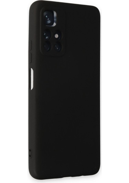 Xiaomi Redmi Note 11T Kılıf Nano Içi Kadife Silikon - Siyah Svlrs
