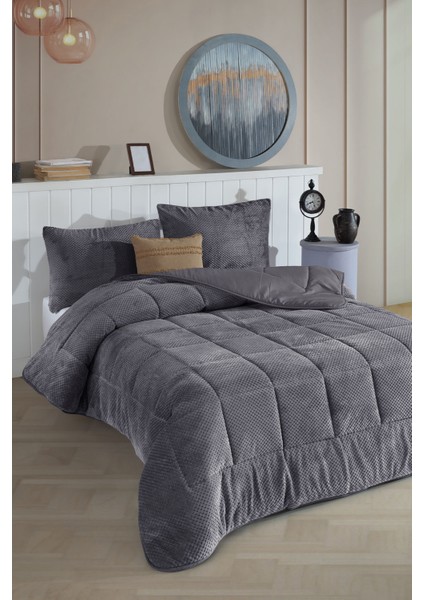 Luis Comfort Set Tek Kişilik (155X215 Cm) Antrasit
